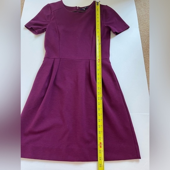 ModCloth Gallerist Ponte Dress Size 2 Eggplant Purple - Picture 10 of 10